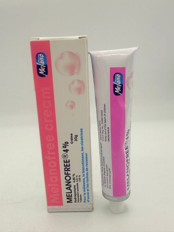 IMG-20260120-WA0051 Melanofree Cream 4% Hydroquinone – Dark Spot & Hyperpigmentation Treatment 30g