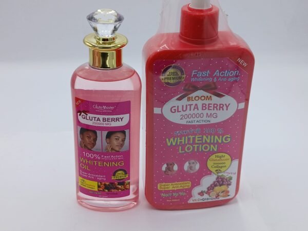 Duo Gluta Berry Huile et Lotion Éclaircissantes 200000 MG