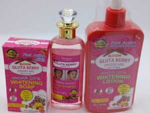 Bloom Gluta Berry 200,000mg Whitening & Anti-Aging Trio Set