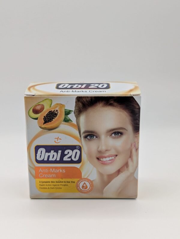Orbi 20 - Crème Soin Visage Unificatrice aux Extraits d'Avocat et de Papay