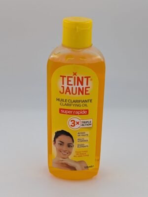 TEINT JAUNE - Huile de Soin Unificatrice d'Éclat aux Acides de Fruits et Multi-Vitamines - Triple Action - 125ml