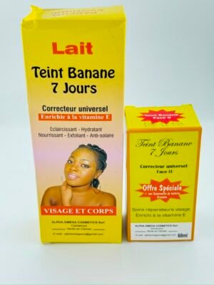 WhatsApp Image 2026-08-18 at 16.27.38 (3) Lait Teint Banane 7 Jours - Correcteur Universel Éclaircissant Corps