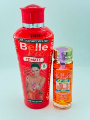 Belle Vie Tomate - Lait Clarifiant Extra-Fort + Huile Bio Traitante 42h