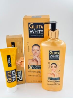 WhatsApp Image 2026-08-18 at 16.27.39 (1) Gluta White – Duo Lotion Éclaircissante 250ml & Crème Glutathion Collagène
