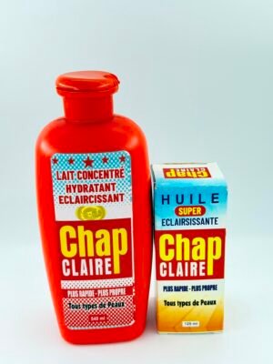 Chap Claire - Duo Lait Concentré et Huile Super Éclaircissante