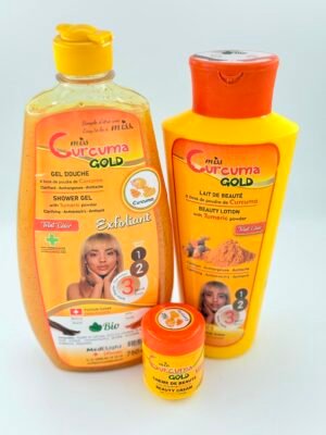 Miss Curcuma Gold - Rituel Complet Douche, Lait et Crème