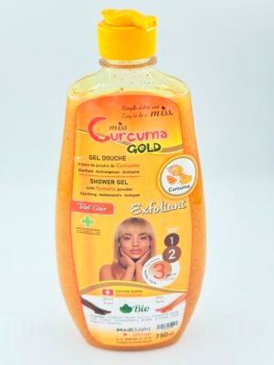 Miss Curcuma Gold - Gel Douche Exfoliant à la Poudre de Curcuma 750ml