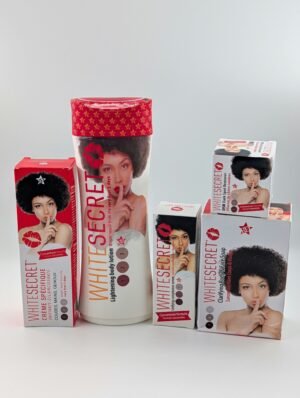 WhiteSecret – Coffret Complet 5 Produits (Lotion, Crème, Sérum, DSR & Savo